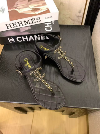 UA Chanel Thong Sandals