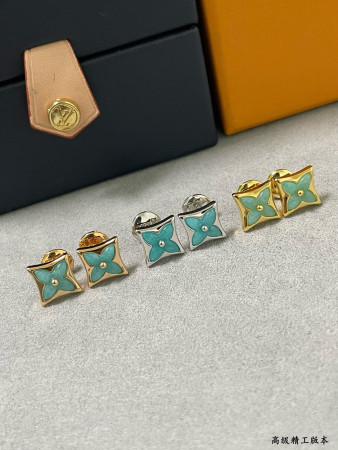 Louis Vuitton Amazonite Square Earrings