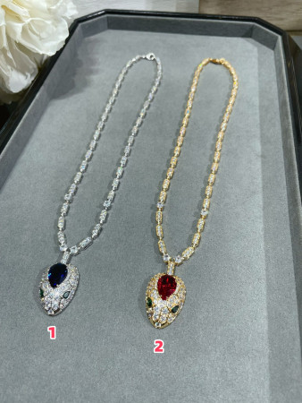 Bvlgari Water Drop Snake Necklace
