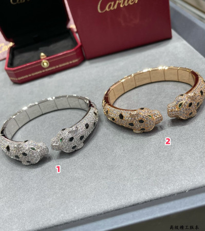 Cartier Double-headed spotted leopard Bracelet