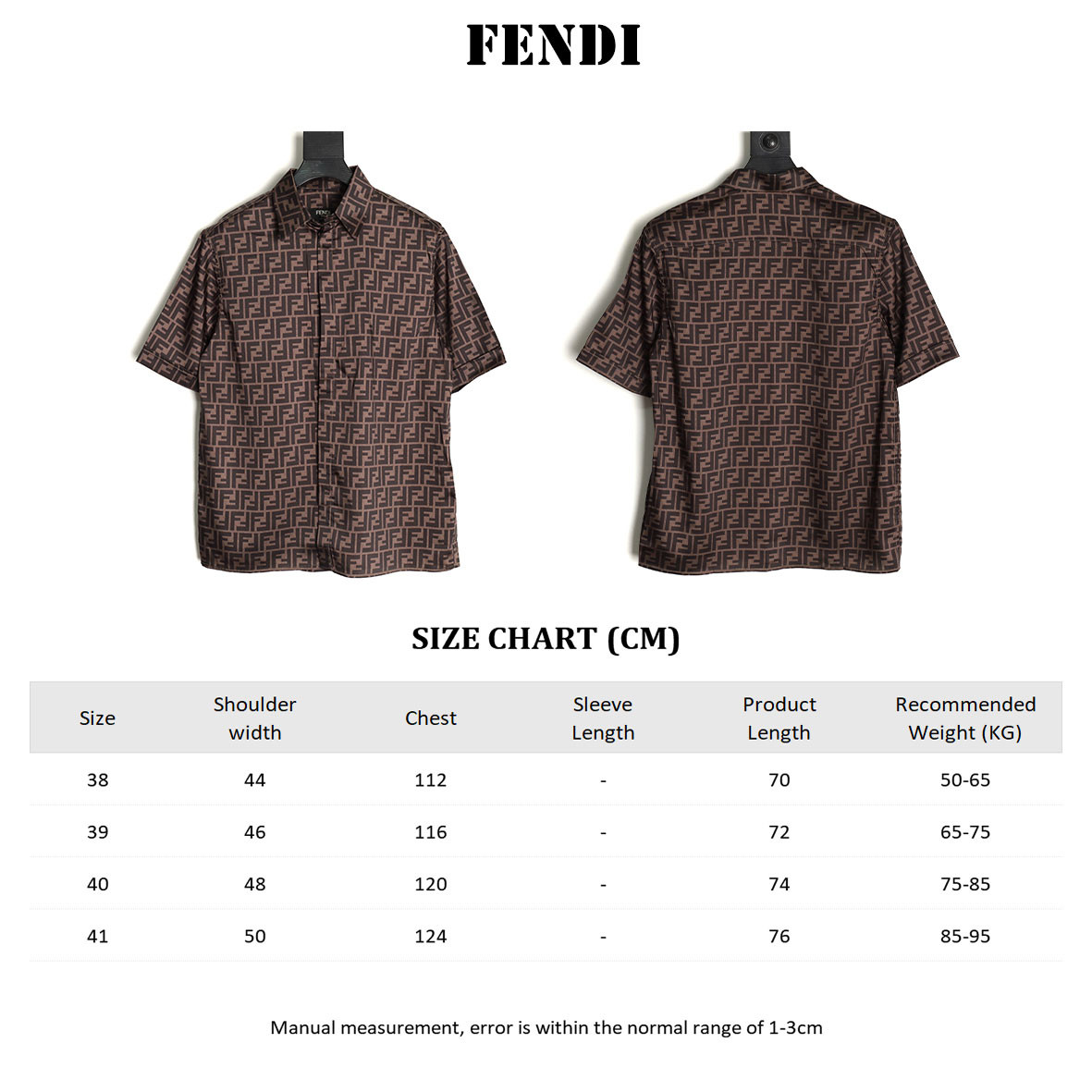 FENDI FD Short-sleeved Shirts