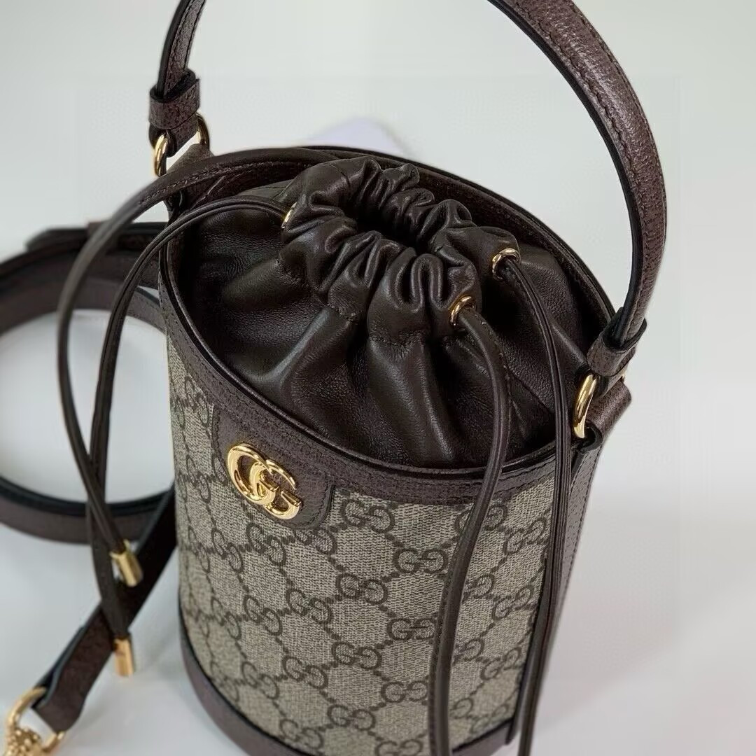 Gucci Ophidia Mini Bucket Bag 11.5x20x8cm