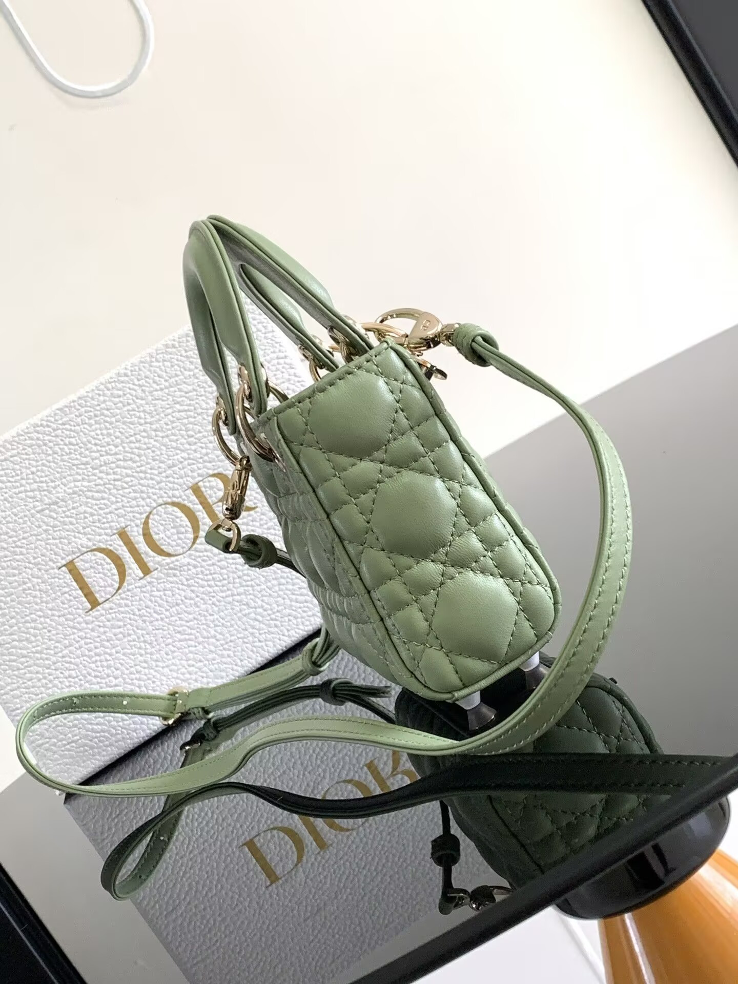 Dior Micro Lady Bag 12×10.2×5cm