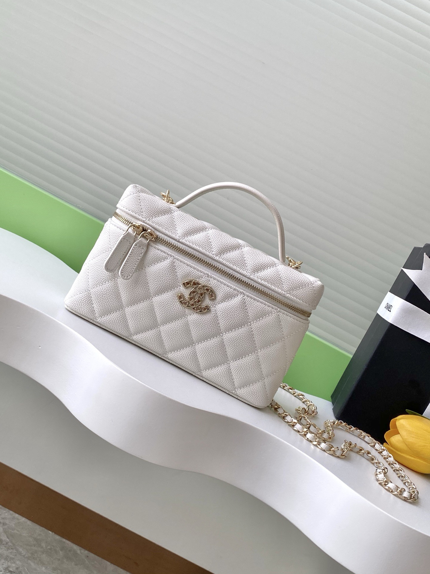 Chanel Long Vanity With Chain 25C AP4531 17×19.5×5cm