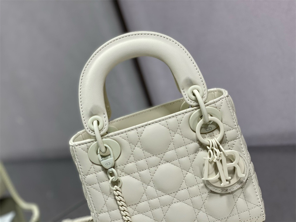 Mini Lady Dior Bag 6.5 x 6 x 3 inches