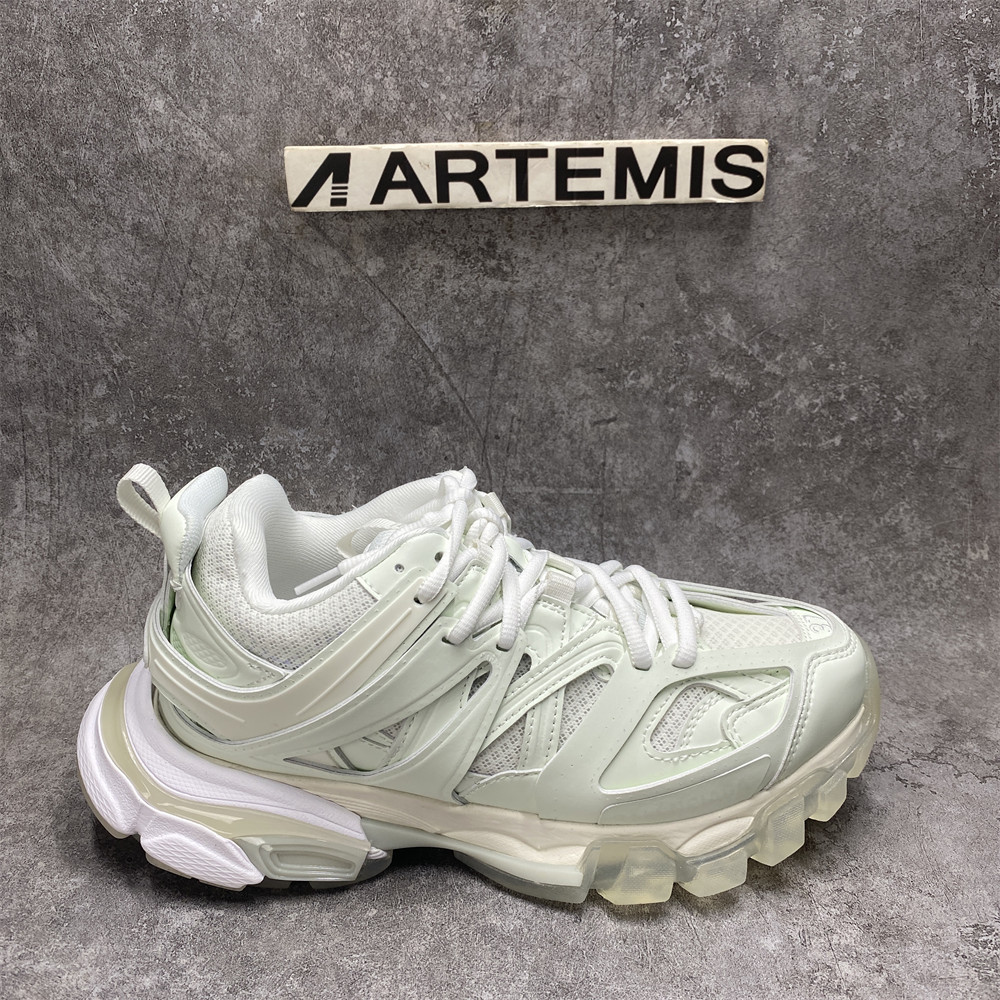 UA Balenciaga Track White Glow