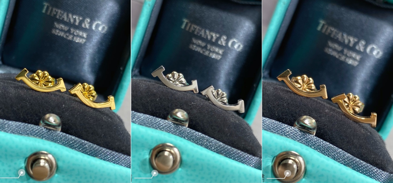 Tiffany & Co. Mini Smile Smooth Stud Earrings