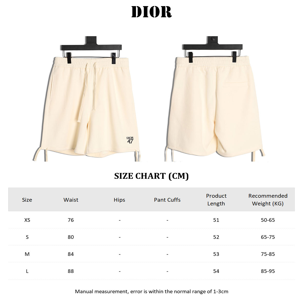 Dior 25ss shorts