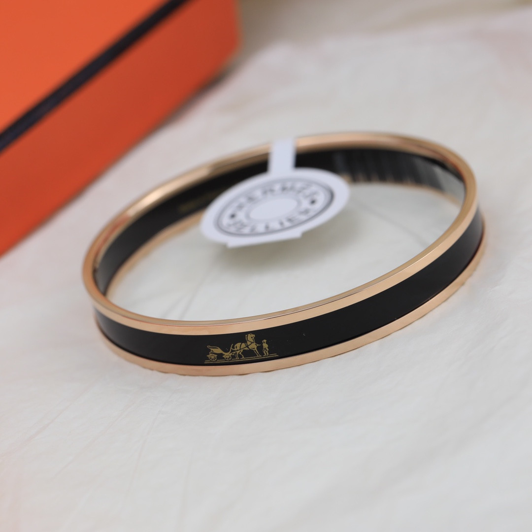 Hermes enamel Bracelet(Customized products cannot be returned or exchanged)
