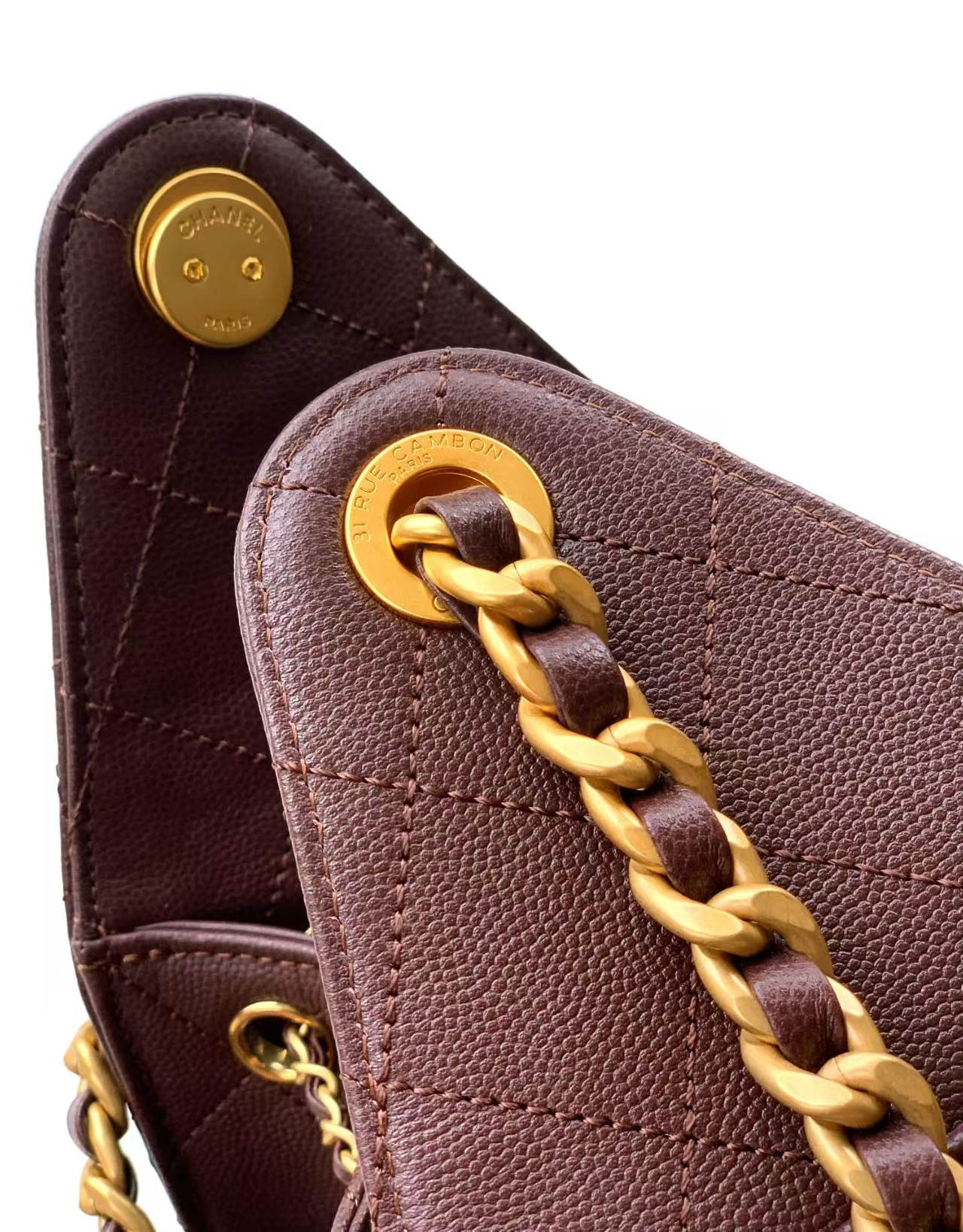 CHANEL 25C Bucket Bag 26x30x14cm