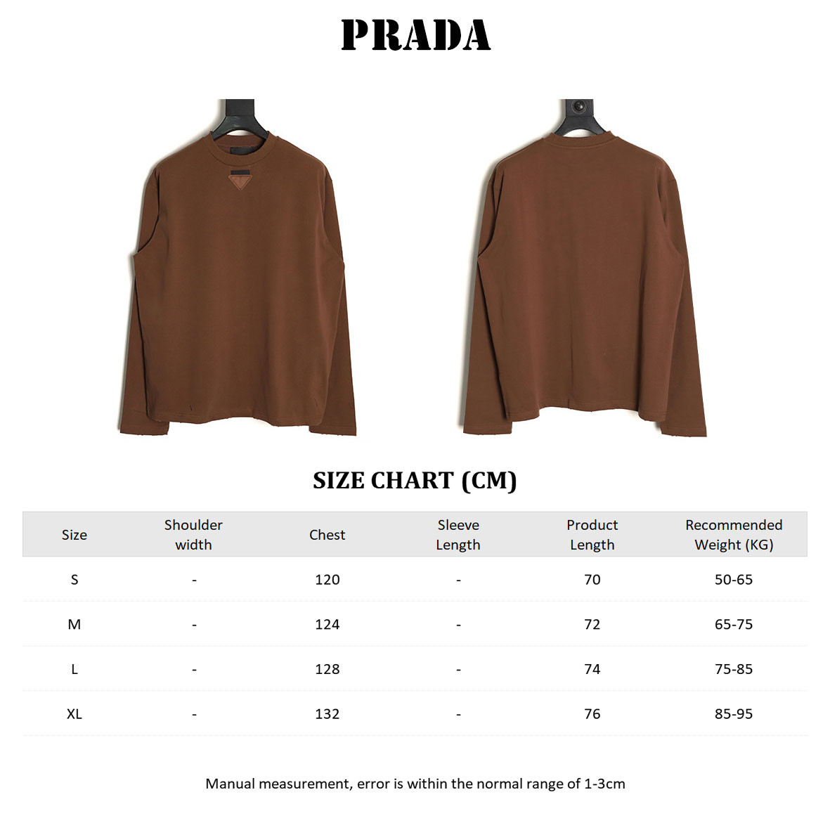 PRADA Long-sleeved T-shirt