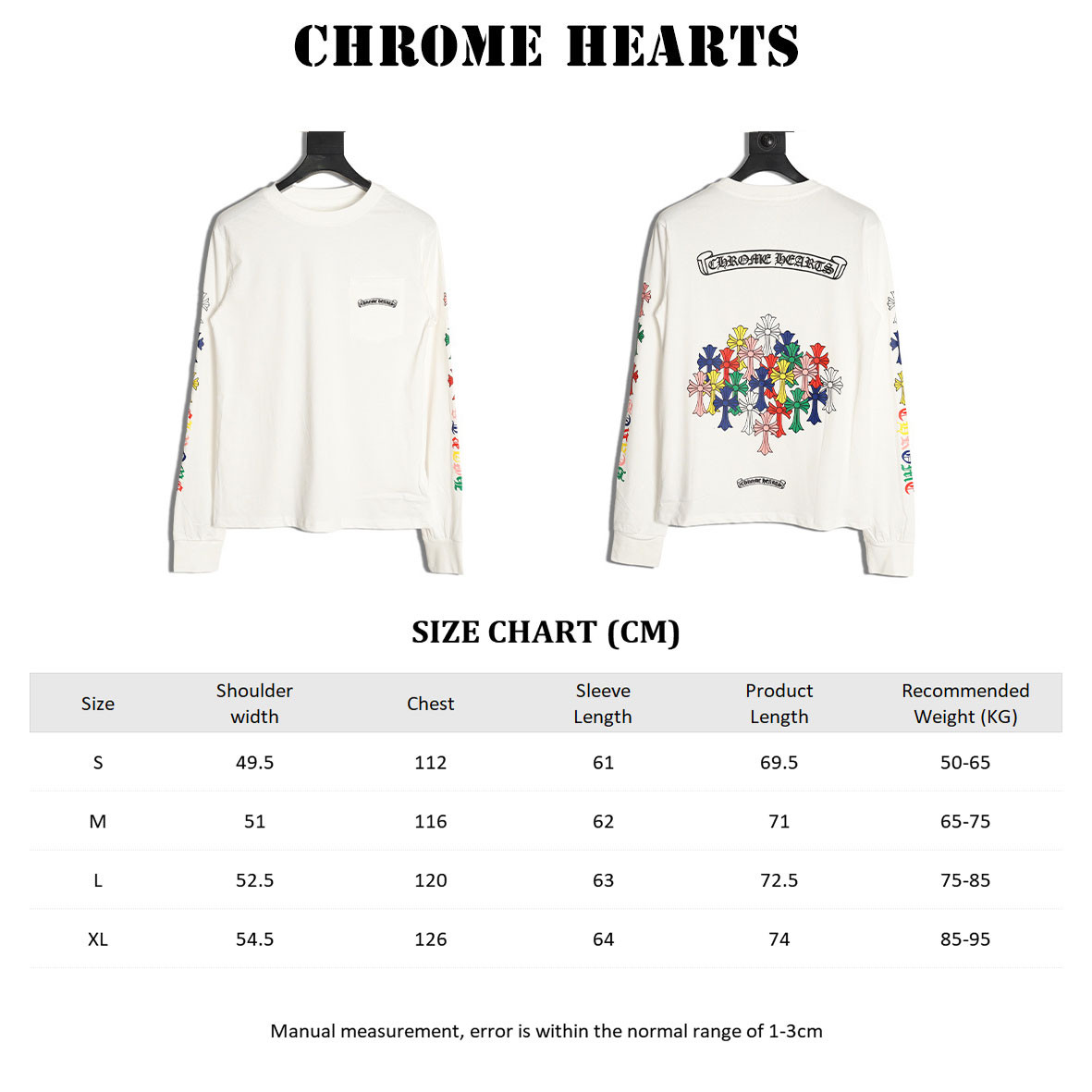 Ch*0me He**ts 25fw long-sleeved t-shirt