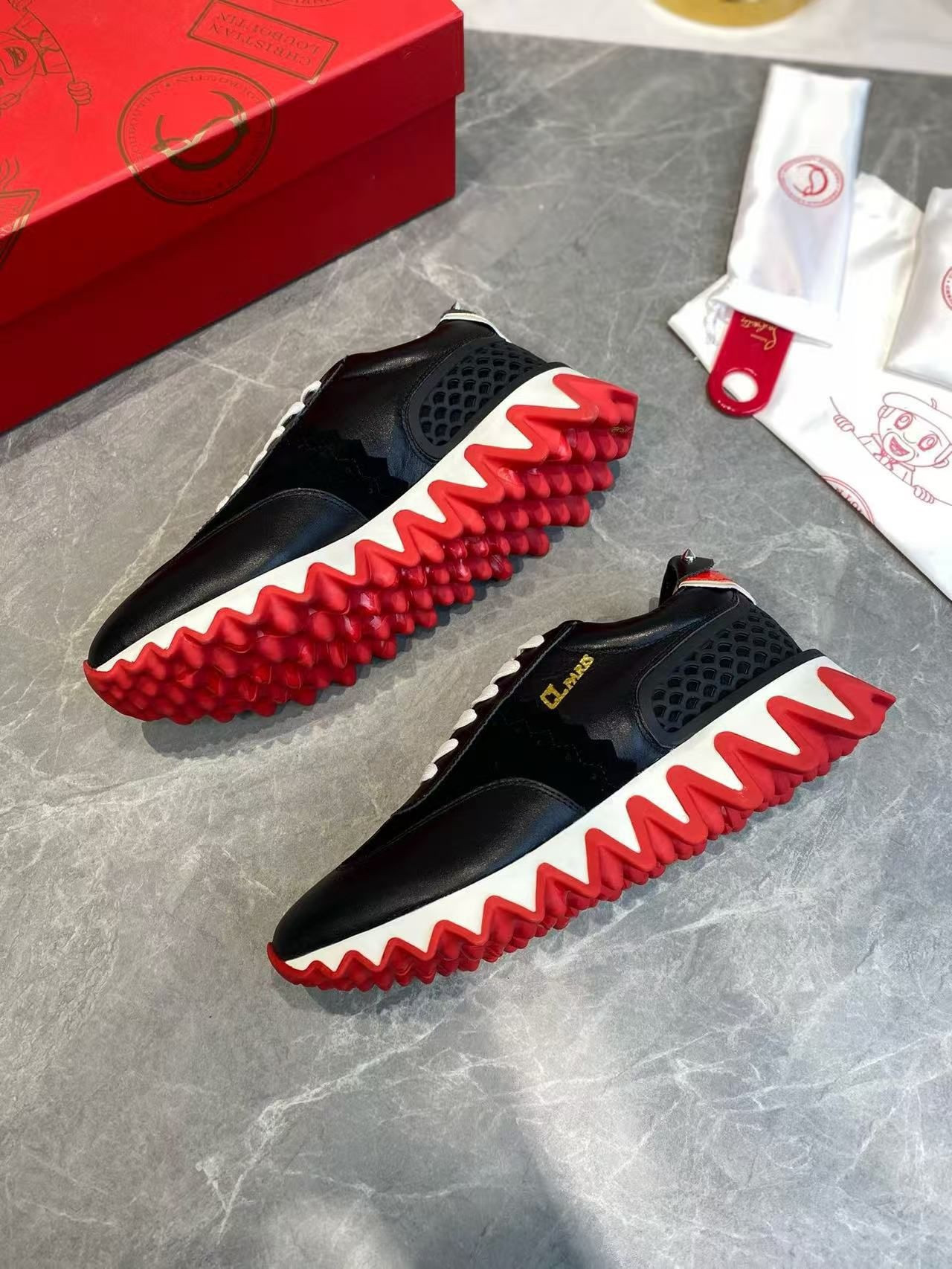 UA Christian Louboutin Loubishark Sneaker