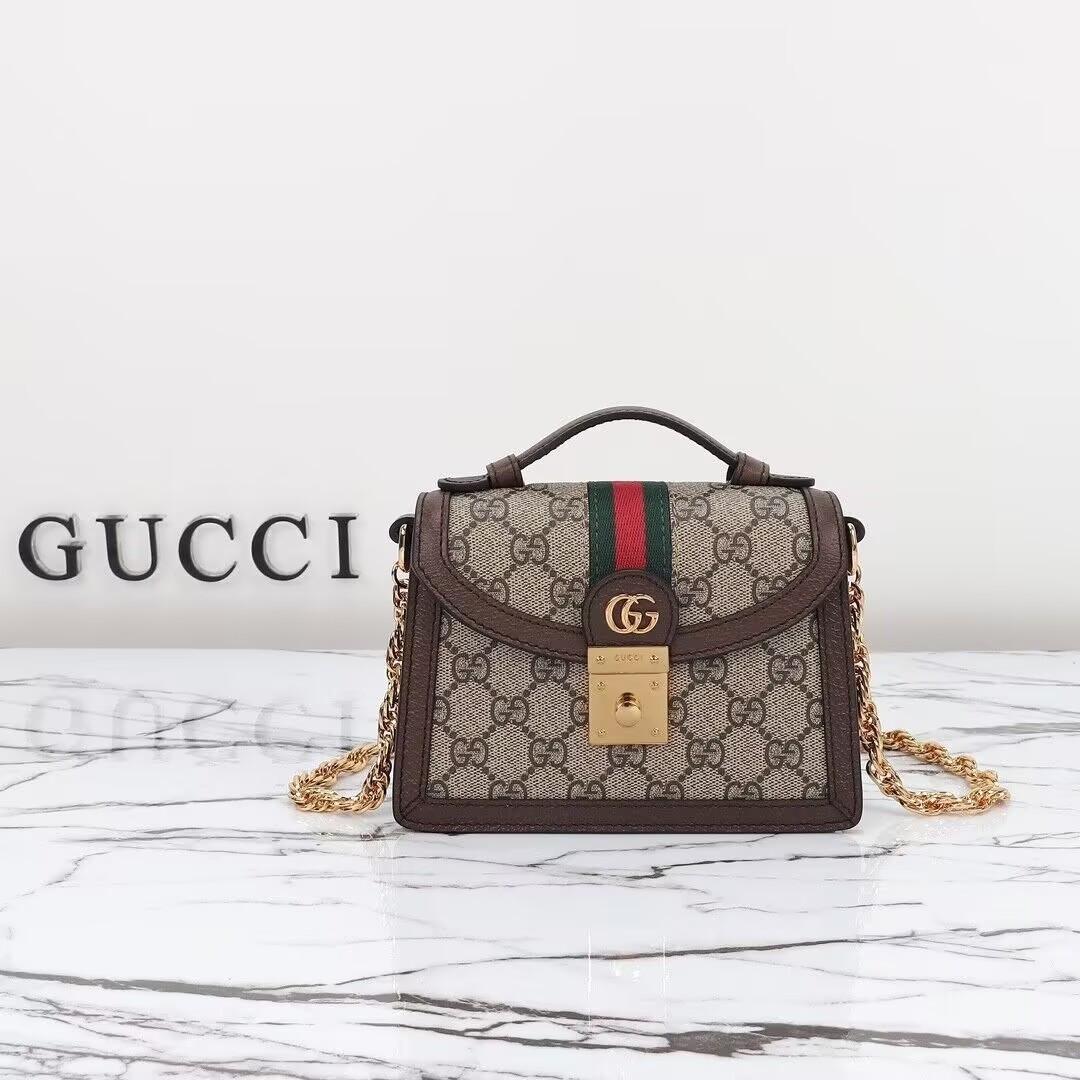 Gucci Ophidia Top Handle Bag 17.5×13×6 cm