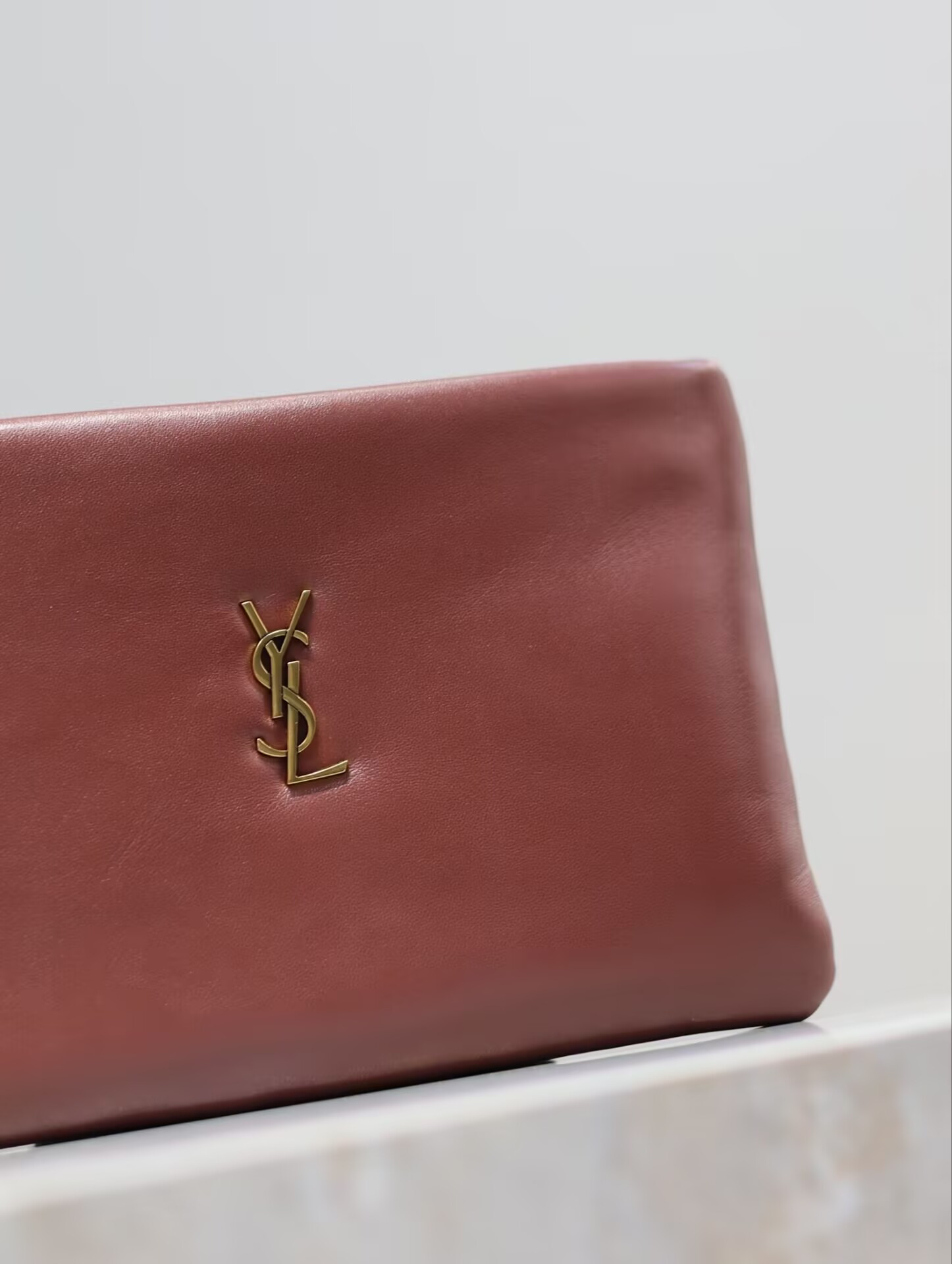 YSL CALYPSO small pouch in lambskin 23x16x3cm