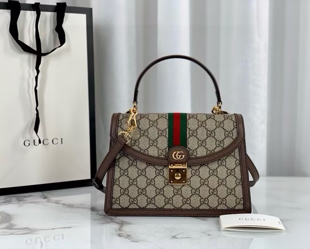 Gucci Ophidia Top Handle Bag 25x17.5x7 cm