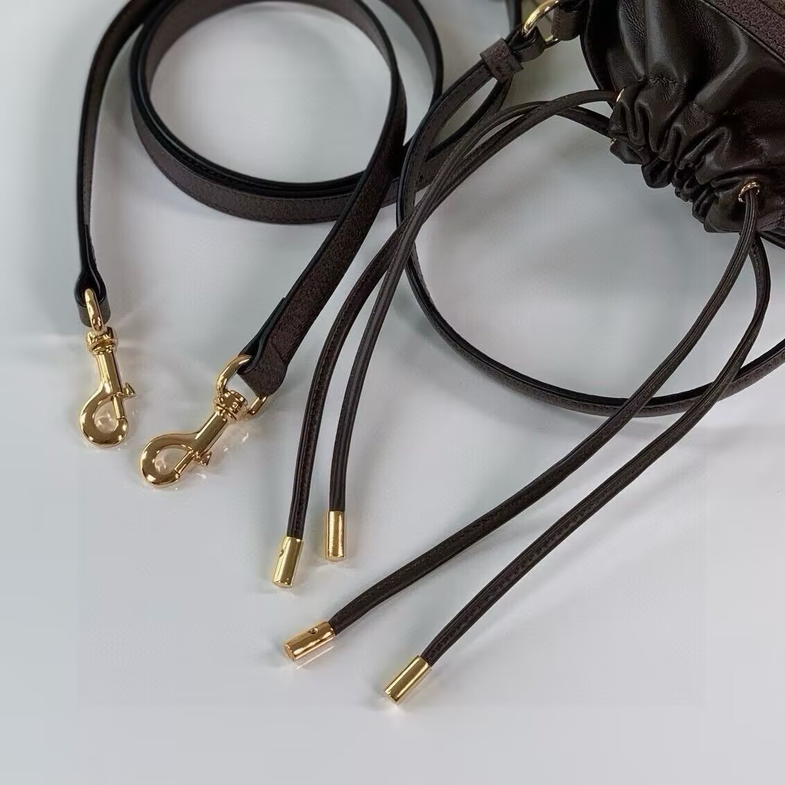 Gucci Ophidia Mini Bucket Bag 11.5x20x8cm