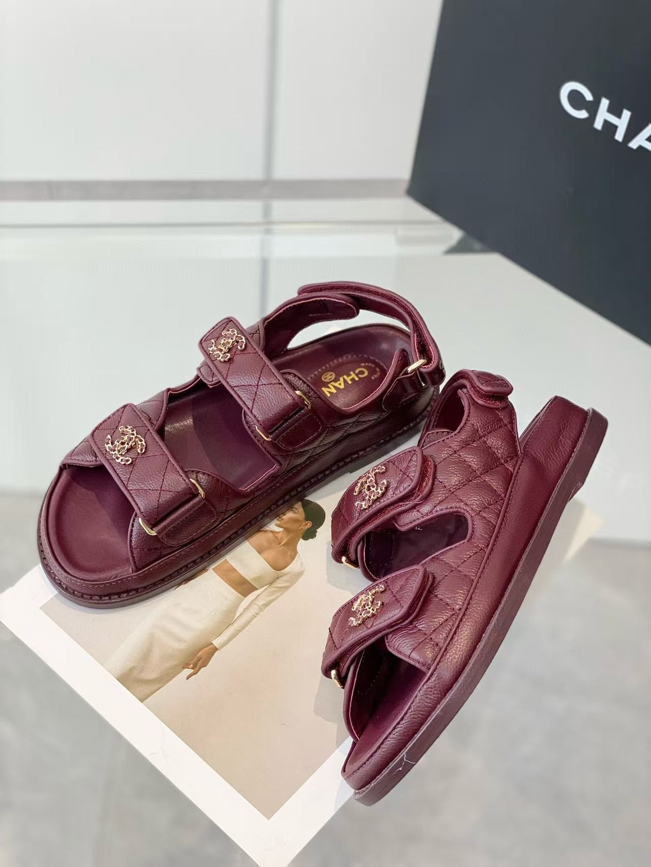 UA Chanel Sandals