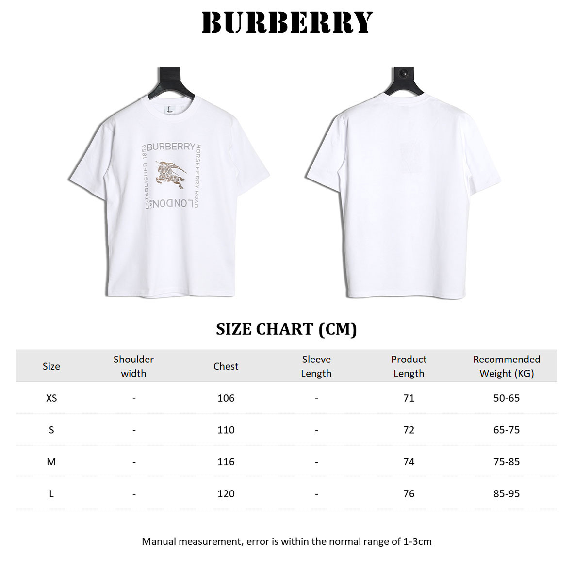 Burberry BBR 25SS Short-sleeved T-shirt
