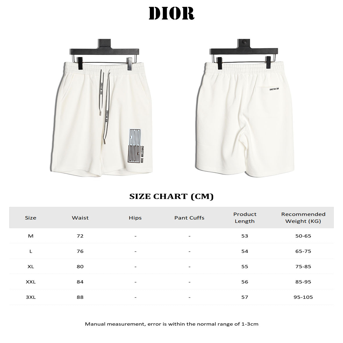 Dior 25ss shorts