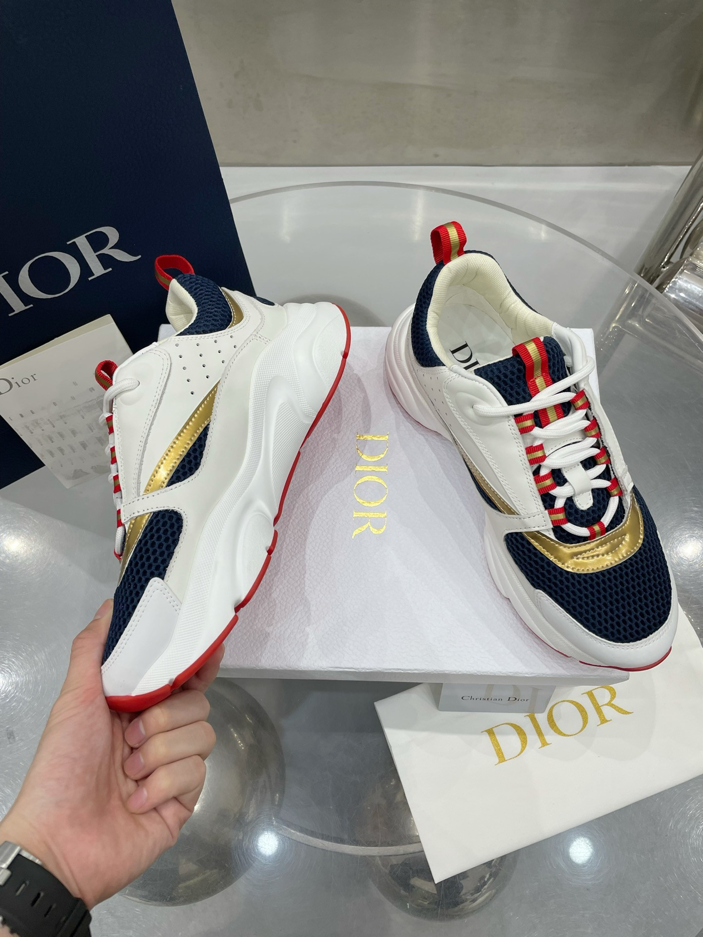Dior B22 BLUE GOLD