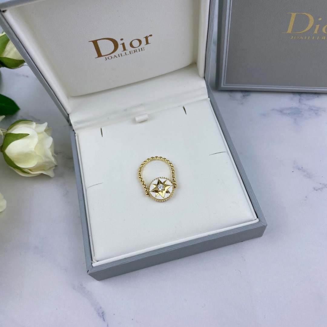 Dior Eight-pointed star Ring(No refund or exchange)