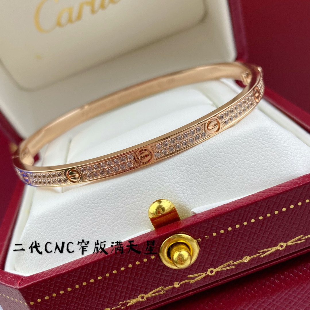 Cartier Narrow Gypsophila Diamond Bracelet(No returns or exchanges accepted)