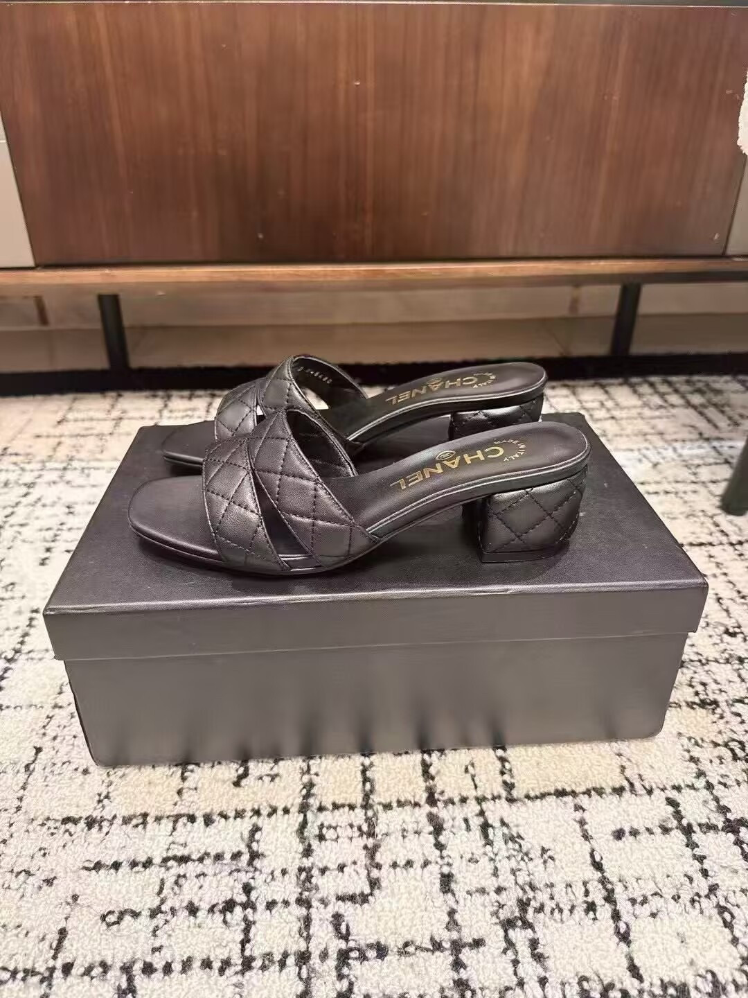 UA Chanel mules