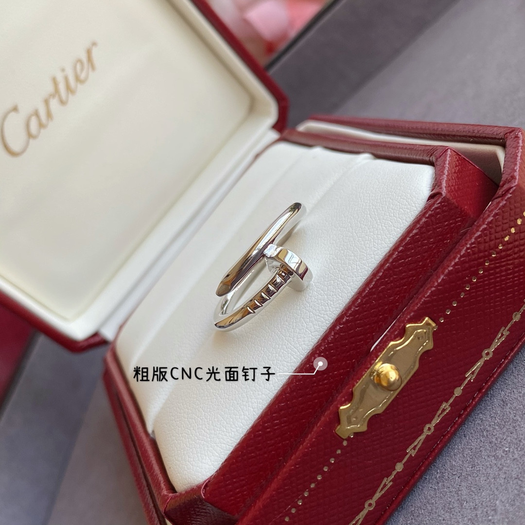 Cartier Thick version smooth nail Ring