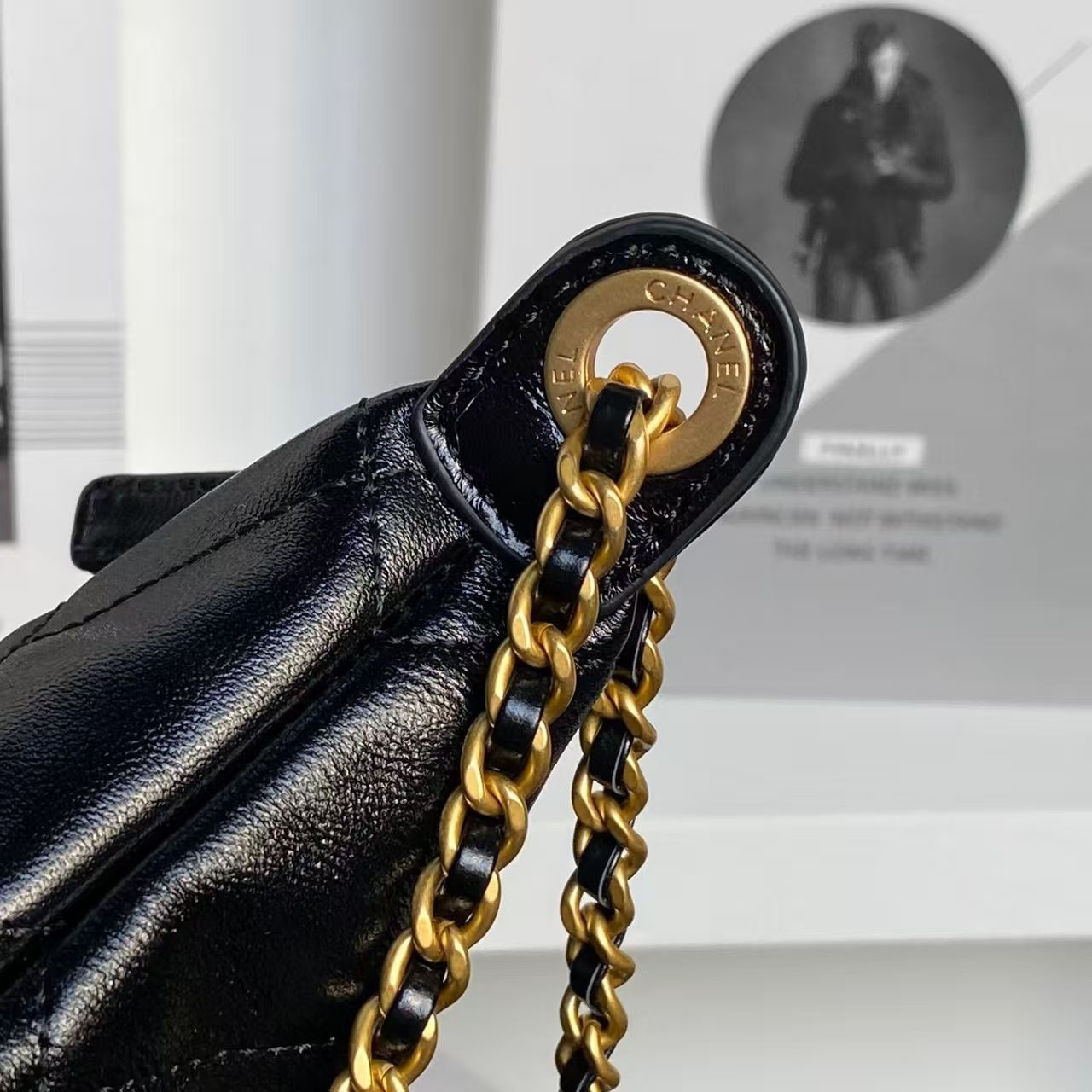 Chanel Hobo Chain Shoulder Bag 20x32x6cm