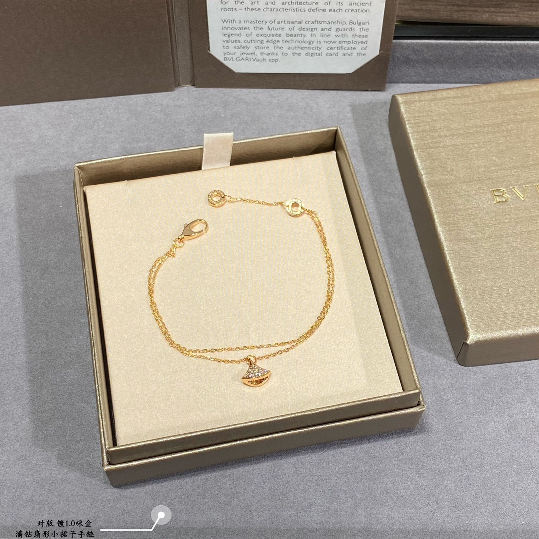 Bvlgari Diamond fan-shaped mini skirt Bracelet