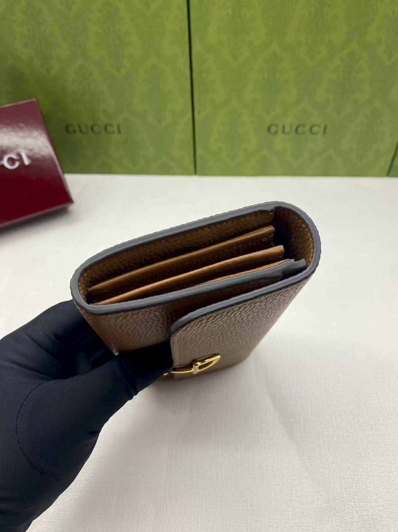 Gucci Softbit continental wallet 19x10x3.5cm