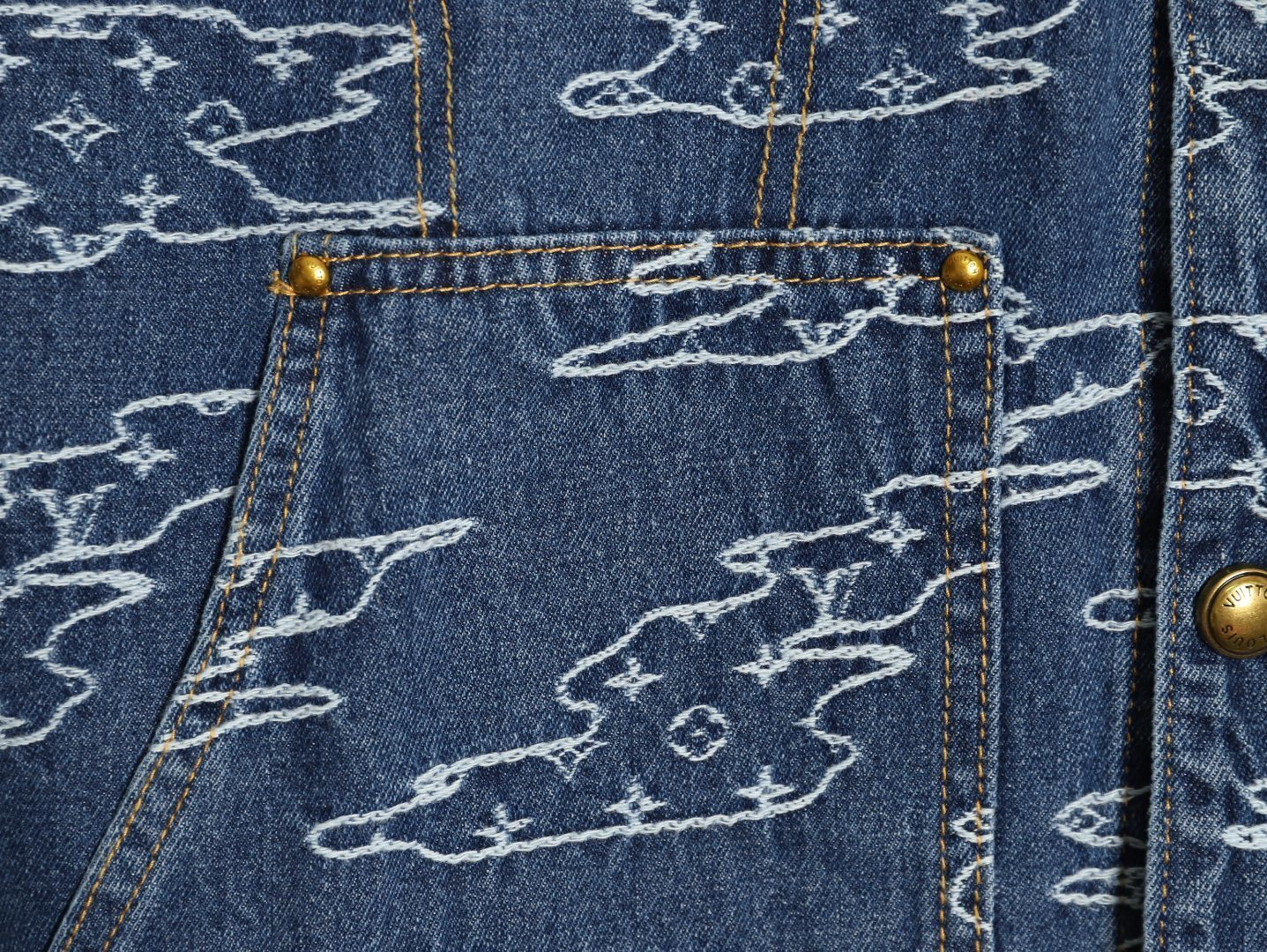 Louis Vuitton 25FW Denim Jacket Suit