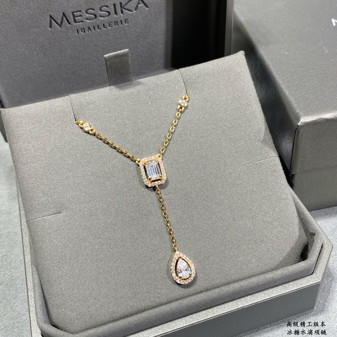 Messika Drop Ice Cube Necklace
