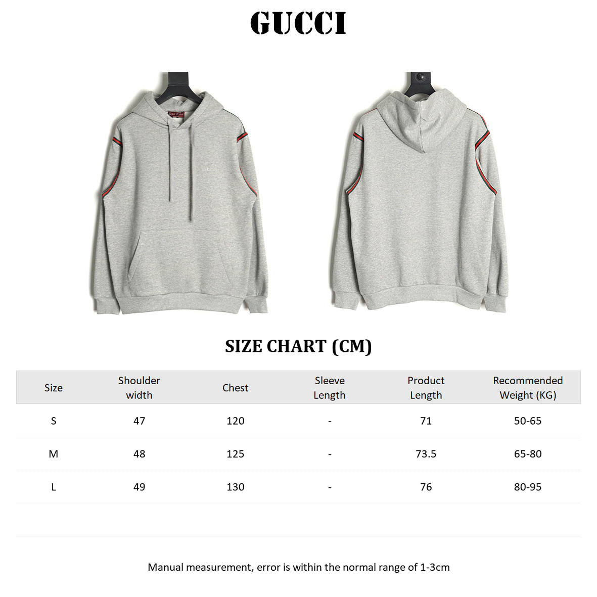 Gucci GUC Fleece-lined Hoodies Suit