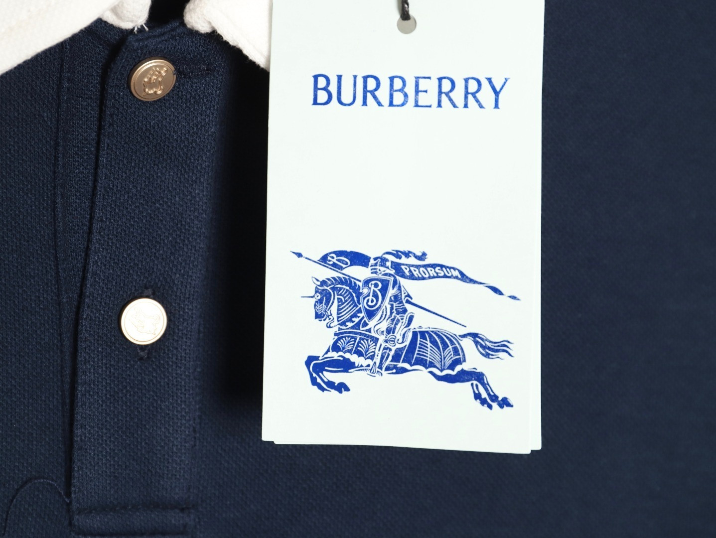 Burberry Long-sleeved Polo Shirt
