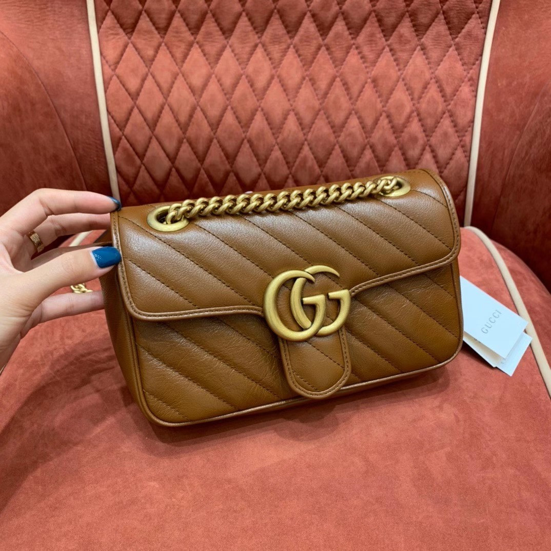 Gucci GG Marmont mini matelasse shoulder bag 22cm