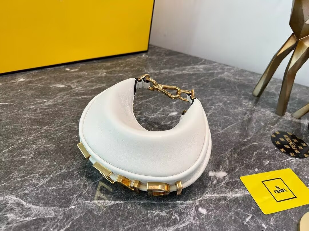 Fendi Nano Fendigraphy Hobo bag 14x5x16.5cm