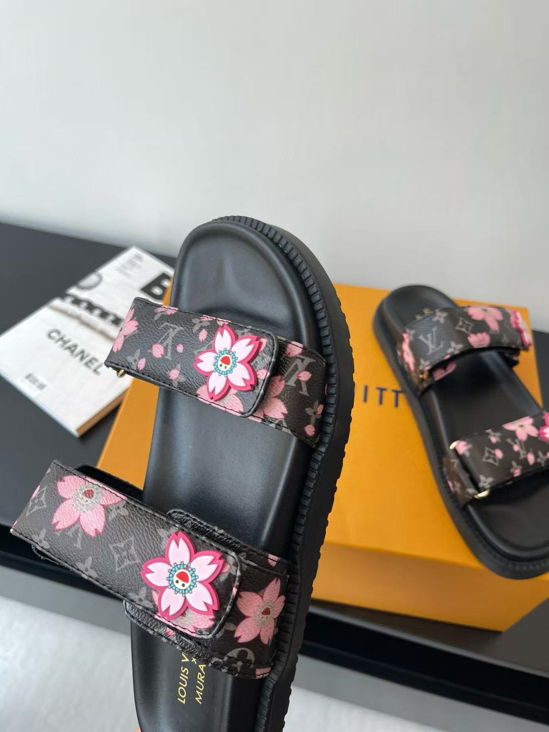 UA LV x TM LV Sunset Flat Comfort Mule