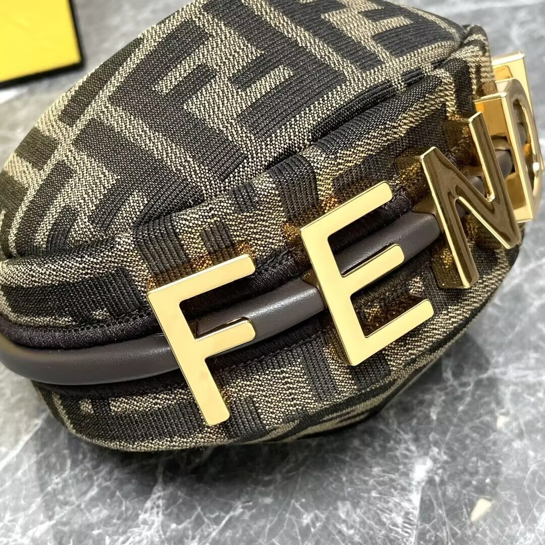 Fendi Nano Fendigraphy Hobo bag 14x5x16.5cm