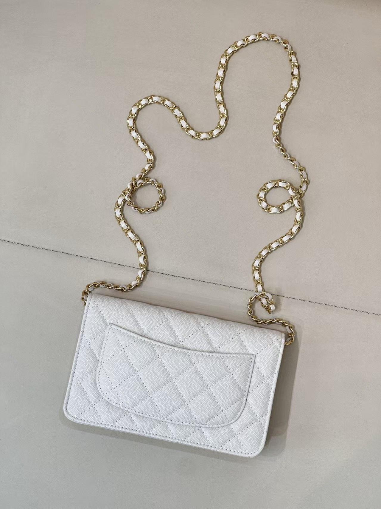 CHANEL WOC CLASSIC WALLET ON CHAIN 13x19cm
