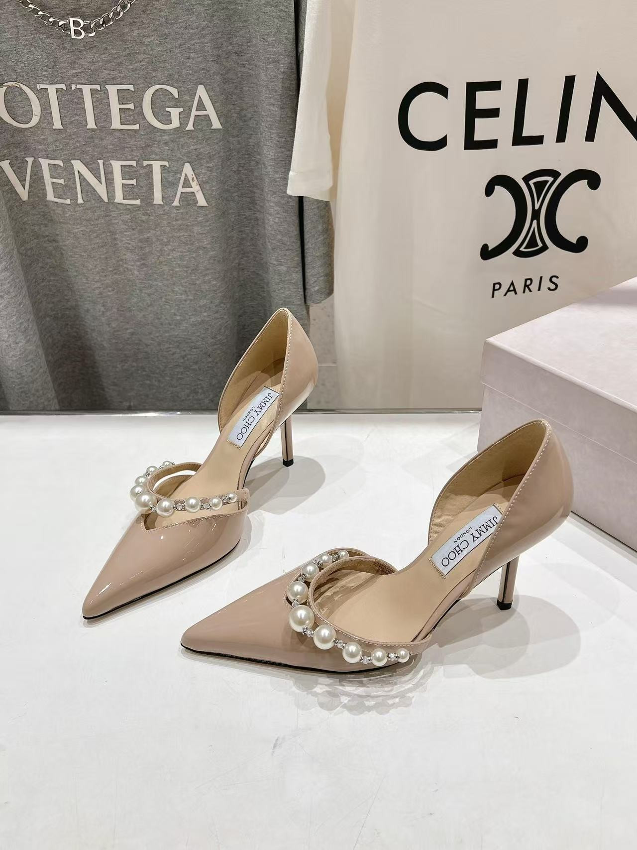 UA Jimmy Choo Aurelie 85 Pumps