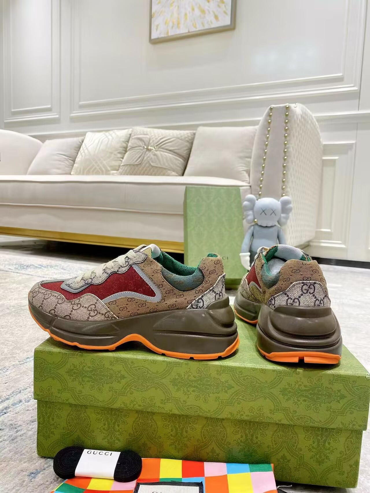 UA GUCCI GG Rhyton Sneaker