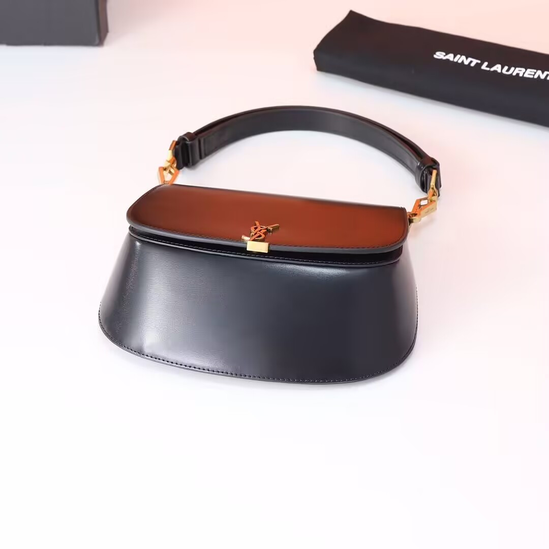 YSL VOLTAIRE TOP HANDLE in BOX SAINT LAURENT 17.5x21x8cm