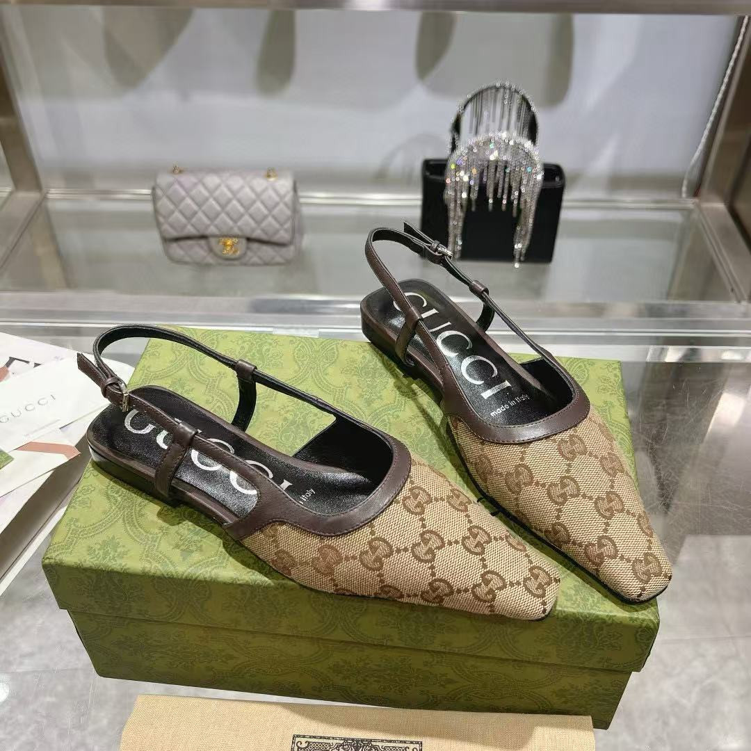 UA Gucci Demi Slingback Flat