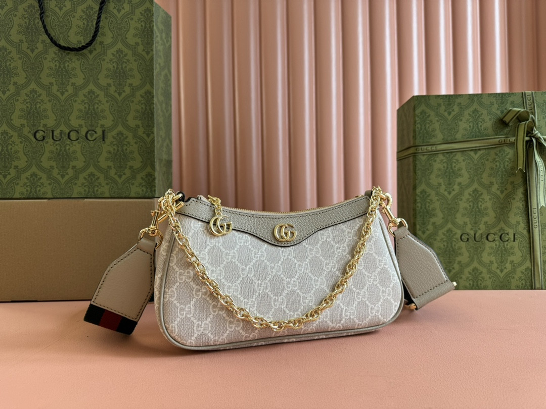 Gucci Ophidia GG Small handbag 9.8x 6.1 x 2.4inch