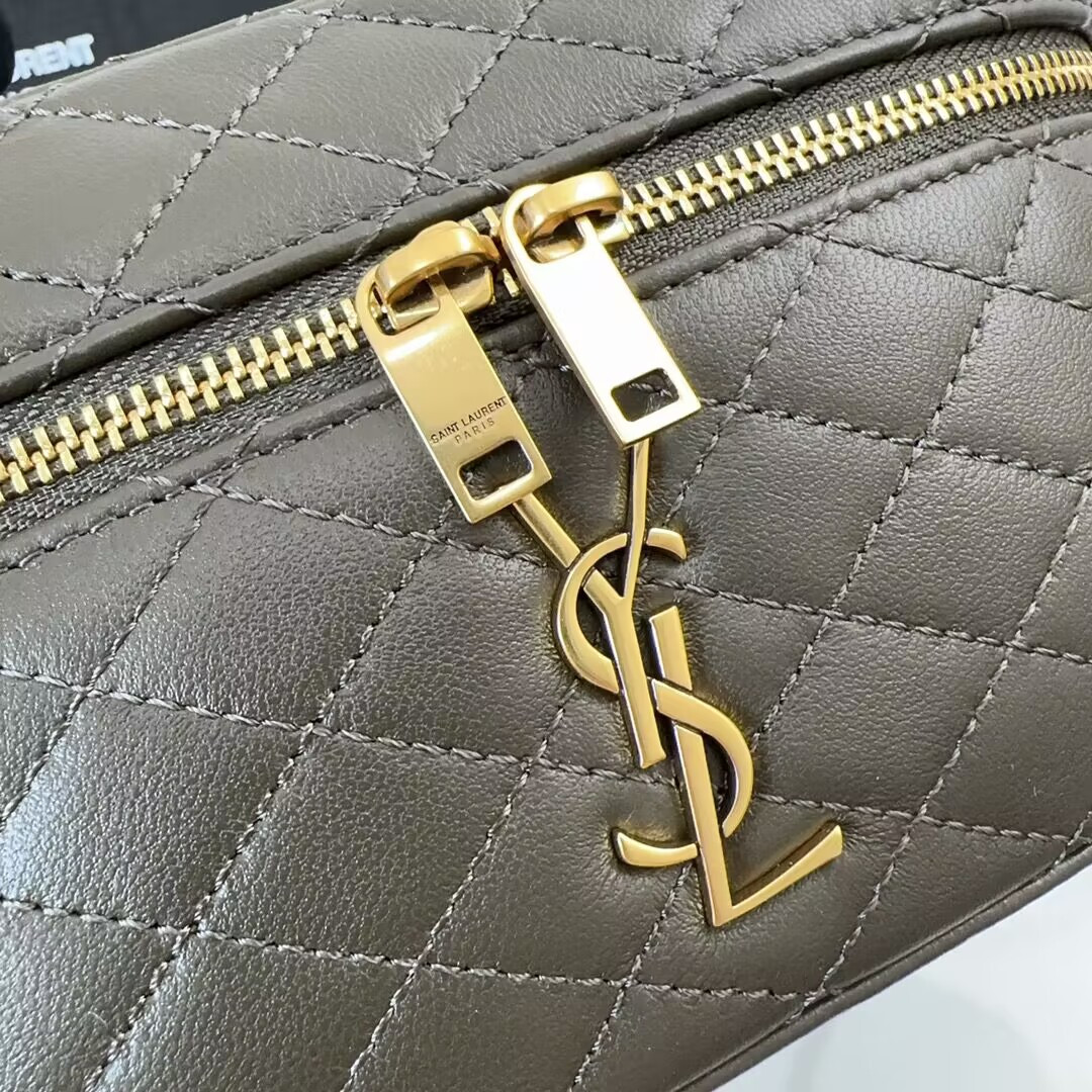 YSL GABY VANITY BAG IN LAMBSKIN 18 X 11 X 6.5 CM