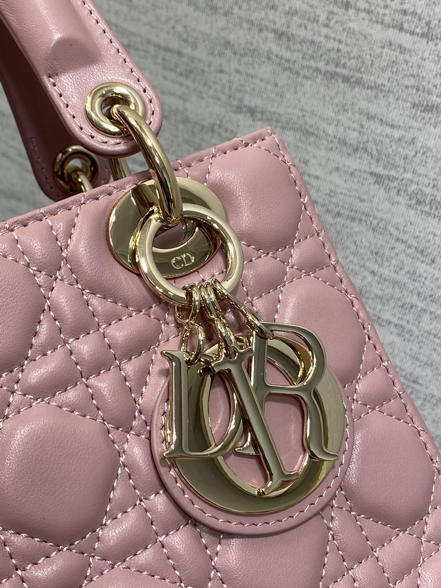 Small Lady Dior My ABCDior Bag 8 x 6.5 x 3 inches