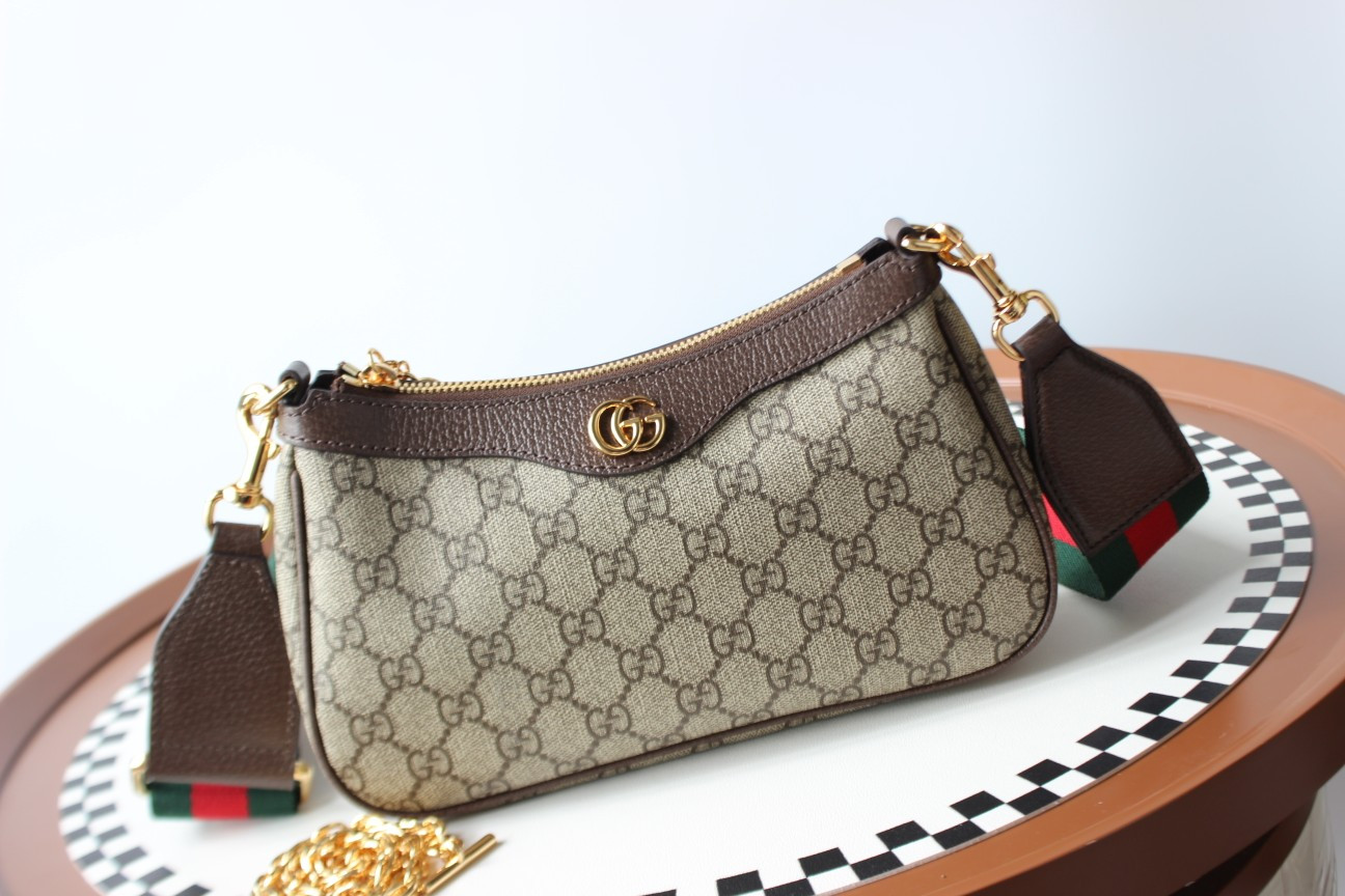 GUCCI OPHIDIA SMALL SHOULDER BAG 25x15.5x6cm