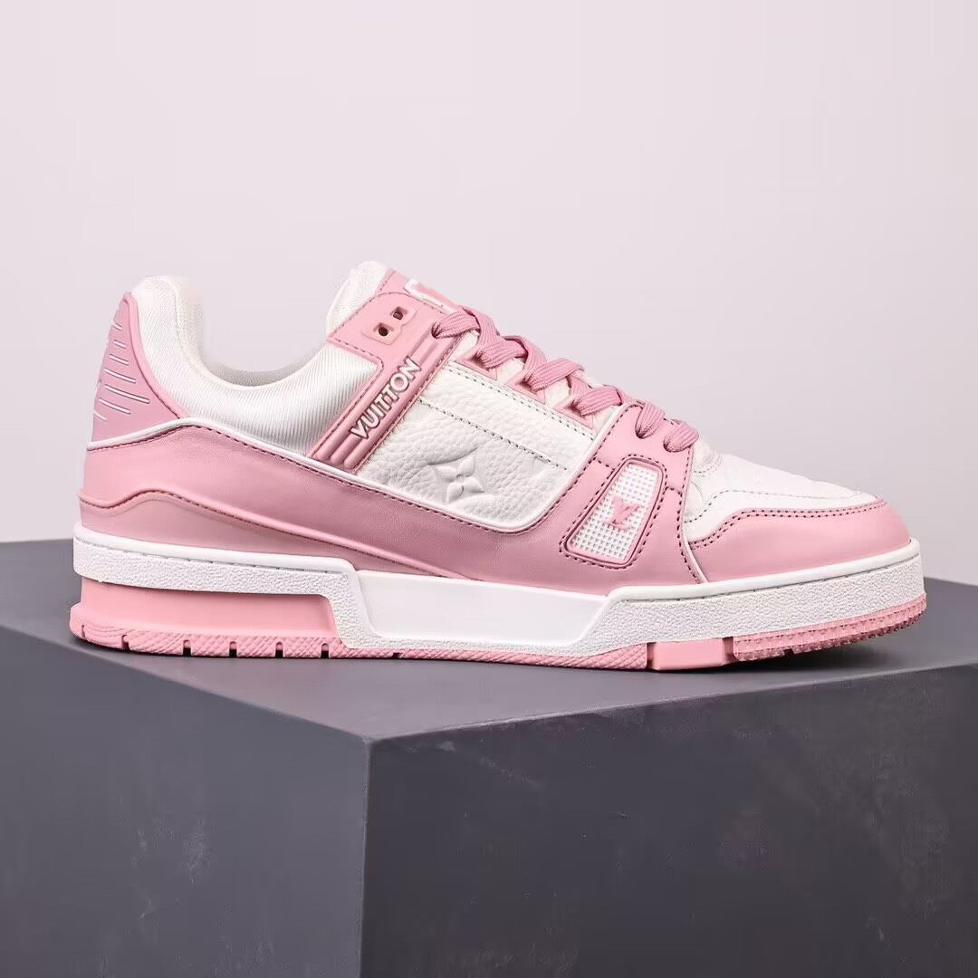 UA Louis Vuitton LV Trainer Pink Rose